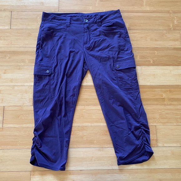 Eddie Bauer Women's Horizon Capris  - Size Ruched - Sz 6 - Picture 1 of 6